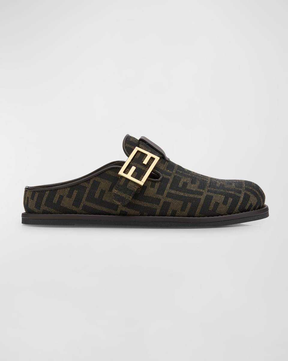 Feel FF Jacquard Sabot Mules